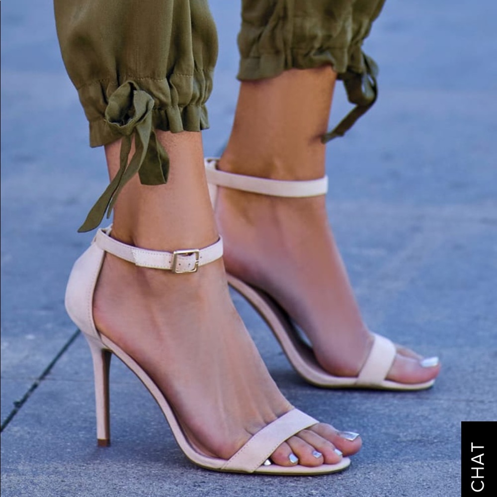Lulu’s Elsi Bone Stilettos Nude Size 7